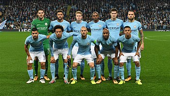 Manchester City Current Mens Team